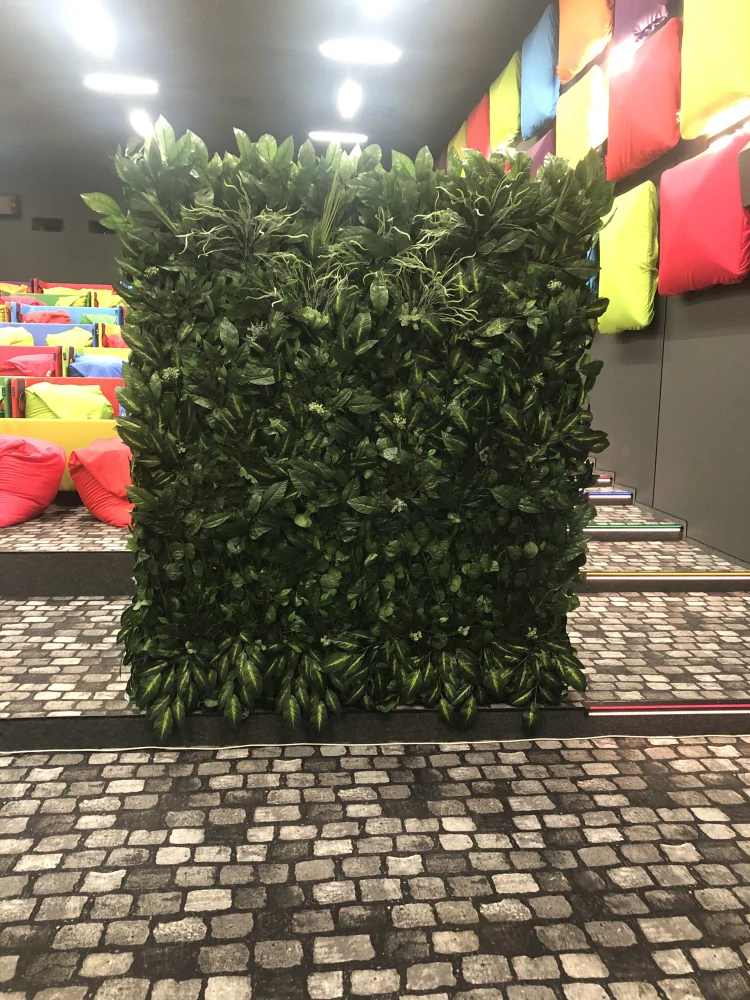 Dekoračná stena zelená