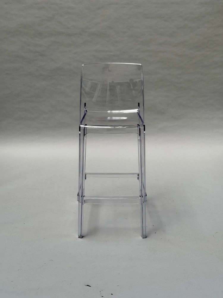 Barová stolička transparentná