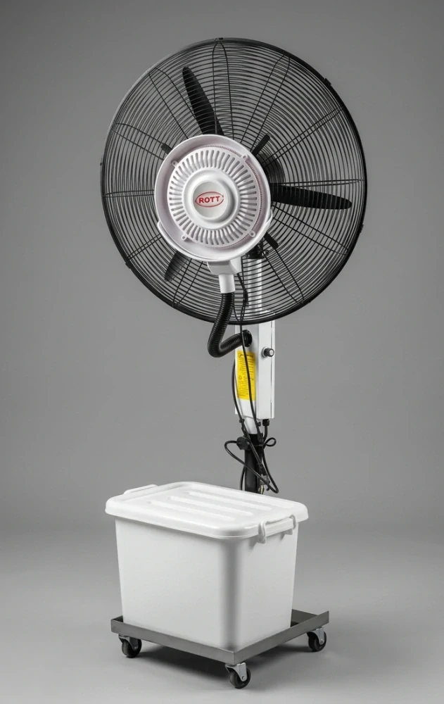 Ventilátor s rozprašovačom vody
