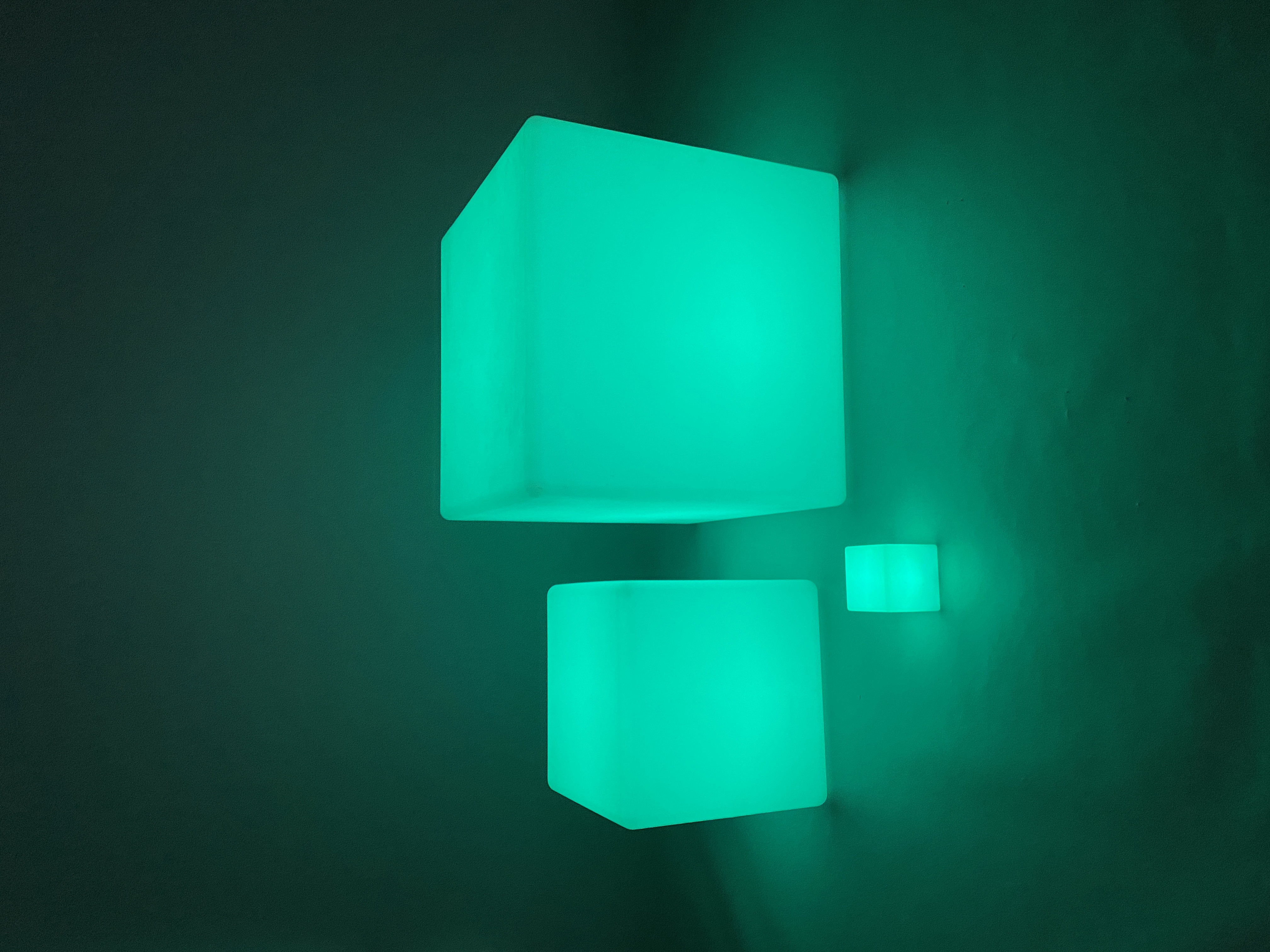 Kocka dekoračná LED - 60 x 60 cm