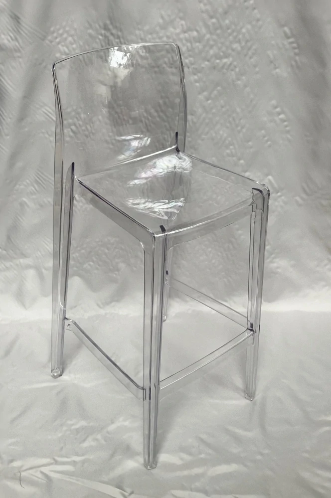 Barová stolička transparentná