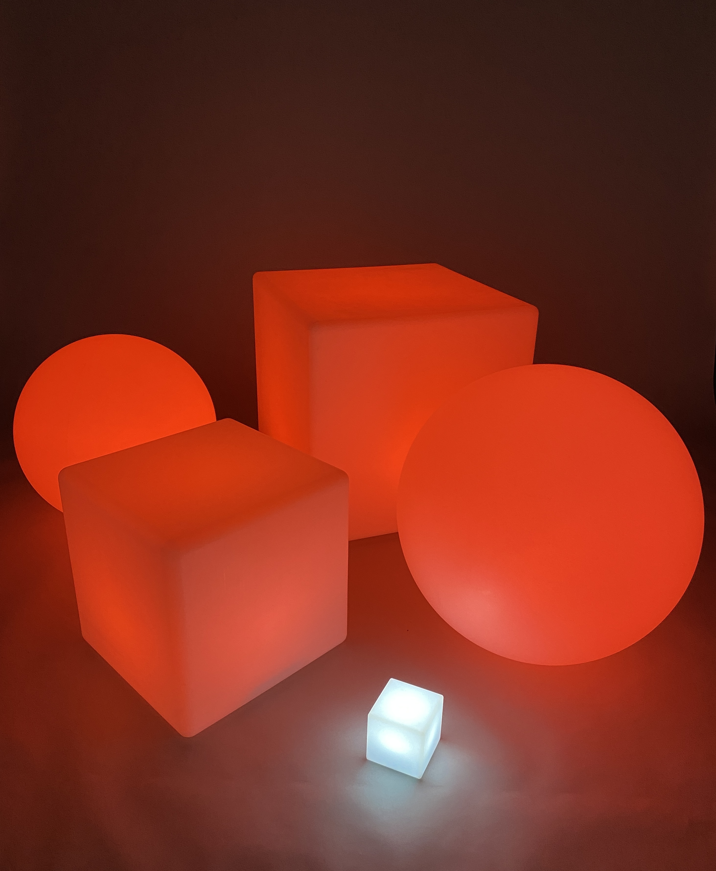 Kocka dekoračná LED - 60 x 60 cm