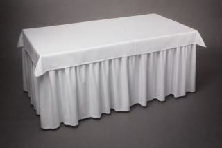 Stôl cateringový biely