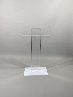 Rečnícky pult transparentný